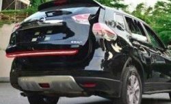 4 199 р. Нижняя накладка на крышку багажника СТ Nissan X-trail 3 T32 рестайлинг (2017-2022)  с доставкой в г. Майкоп. Увеличить фотографию 2