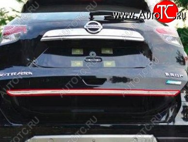 4 199 р. Нижняя накладка на крышку багажника СТ Nissan X-trail 3 T32 рестайлинг (2017-2022)  с доставкой в г. Майкоп