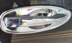 2 999 р. Накладки на внешние ручки дверей СТ Nissan X-trail 3 T32 рестайлинг (2017-2022) (Неокрашенные)  с доставкой в г. Майкоп. Увеличить фотографию 2