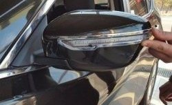 2 999 р. Накладки на зеркала СТ Nissan X-trail 3 T32 рестайлинг (2017-2022) (Неокрашенные)  с доставкой в г. Майкоп. Увеличить фотографию 2