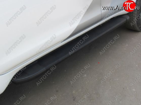 11 609 р. Порожки для ног Arbori Optima Black Nissan X-trail 3 T32 рестайлинг (2017-2022)  с доставкой в г. Майкоп
