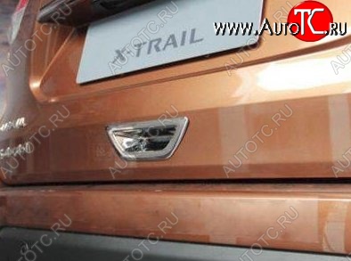 2 399 р. Накладка на ручку багажника СТ Nissan X-trail 3 T32 рестайлинг (2017-2022)  с доставкой в г. Майкоп