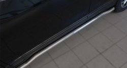 21 599 р. Защита порогов из круглой трубы диаметром 63 мм SLITKOFF  Nissan X-trail  3 T32 (2017-2022) рестайлинг  с доставкой в г. Майкоп. Увеличить фотографию 2