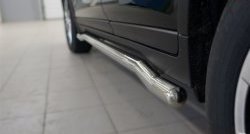 21 599 р. Защита порогов из круглой трубы диаметром 63 мм SLITKOFF  Nissan X-trail  3 T32 (2017-2022) рестайлинг  с доставкой в г. Майкоп. Увеличить фотографию 3