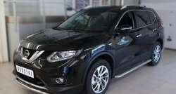 24 649 р. Широкая защита порогов SLITKOFF Nissan X-trail 3 T32 рестайлинг (2017-2022)  с доставкой в г. Майкоп. Увеличить фотографию 4