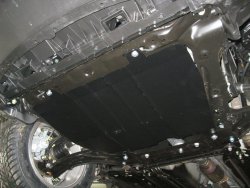 6 349 р. Защита картера двигателя (1.6/2.0, МТАТ) ECO Nissan X-trail 3 T32 рестайлинг (2017-2022)  с доставкой в г. Майкоп. Увеличить фотографию 2