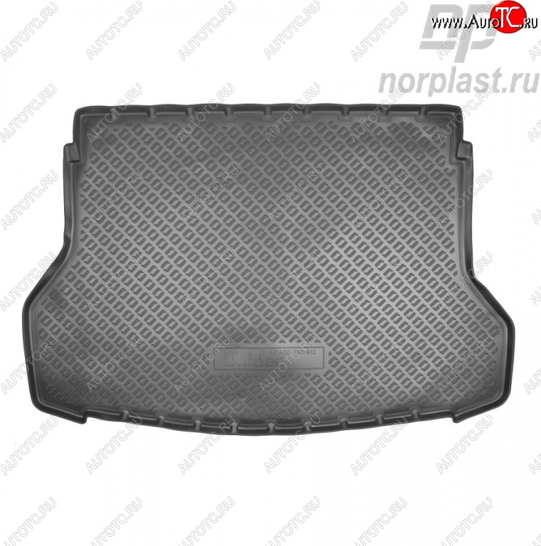 1 569 р. Коврик в багажник Norplast Unidec  Nissan X-trail  3 T32 (2017-2022) рестайлинг (Цвет: черный)  с доставкой в г. Майкоп