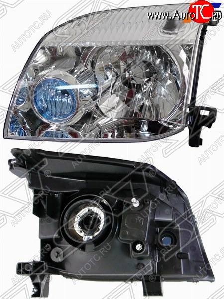 4 749 р. Левая фара SAT (под ручной корректор) Nissan X-trail 1 T30 дорестайлинг (2000-2003)  с доставкой в г. Майкоп