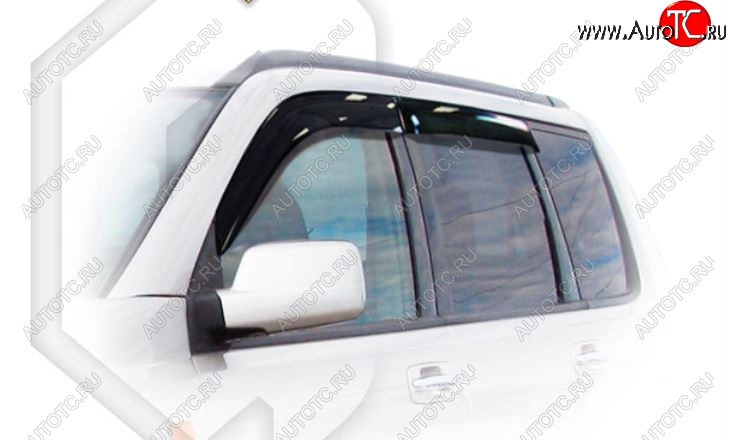 1 999 р. Дефлектора окон CA-Plastic Nissan X-trail 1 T30 дорестайлинг (2000-2003) (Classic полупрозрачный, Без хром.молдинга)  с доставкой в г. Майкоп