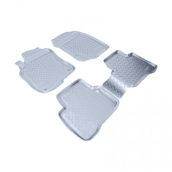 Коврики салона Norplast Unidec Nissan X-trail  1 T30 (2000-2003) дорестайлинг (Цвет: серый)