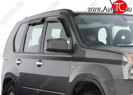 3 149 р. Комплект дефлекторов окон СТ Nissan X-trail 2 T31 дорестайлинг (2007-2011)  с доставкой в г. Майкоп