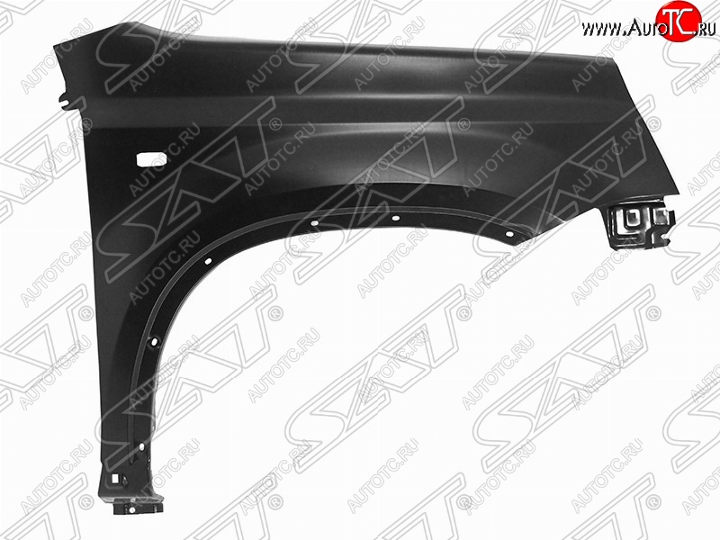 5 599 р. Правое крыло переднее SAT Nissan X-trail 2 T31 дорестайлинг (2007-2011) (Неокрашенное)  с доставкой в г. Майкоп