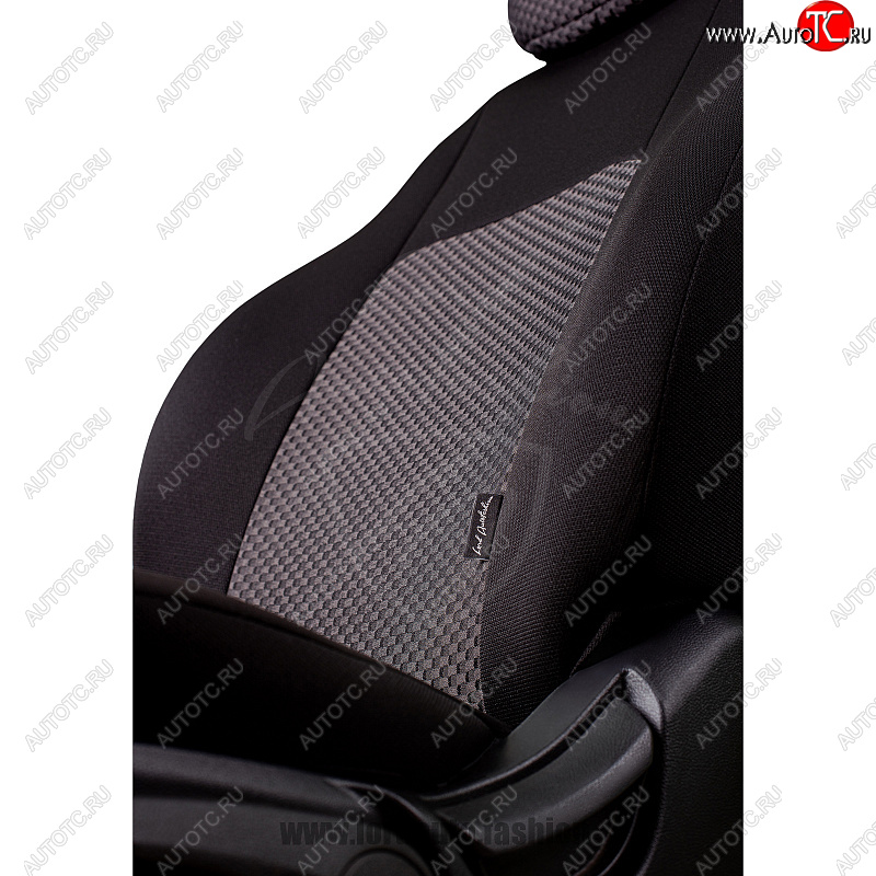 4 499 р. Чехлы для сидений Lord Autofashion Дублин (жаккард)  Nissan X-trail  2 T31 (2007-2015) дорестайлинг, рестайлинг (Черный, вставка Стежок серый)  с доставкой в г. Майкоп