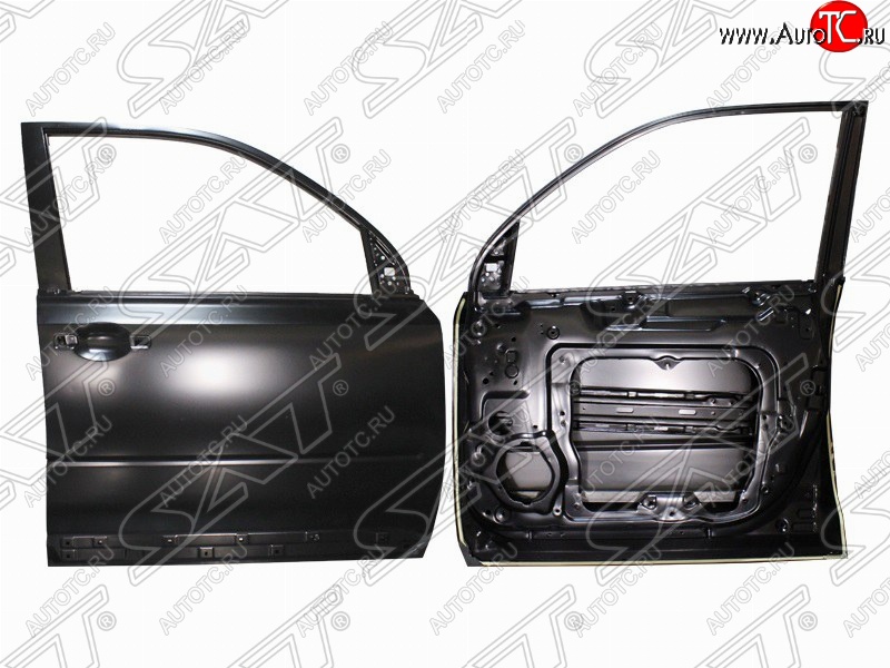5 399 р. Правая дверь передняя SAT Nissan X-trail 2 T31 дорестайлинг (2007-2011) (Неокрашенная)  с доставкой в г. Майкоп