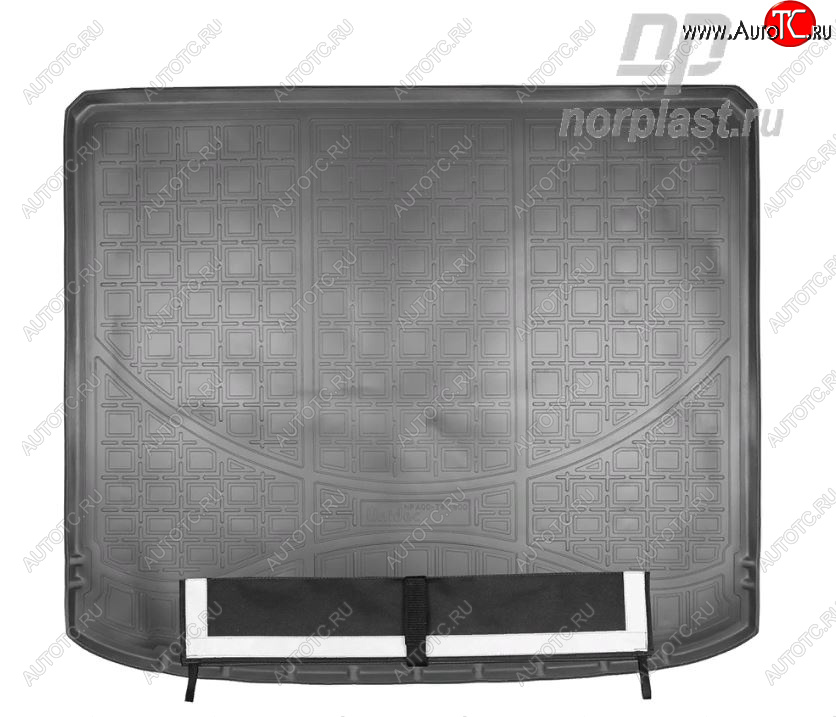 3 099 р. Коврик багажника Norplast Unidec  Nissan X-trail  2 T31 (2010-2015) рестайлинг (Черный, с погрузочным ковриком (фартуком))  с доставкой в г. Майкоп