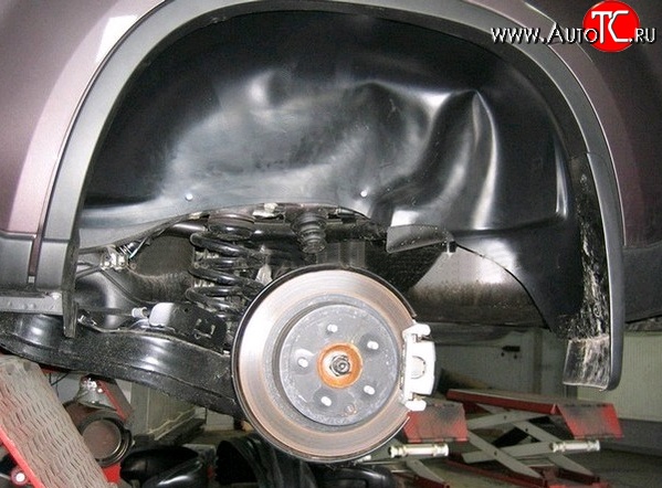 2 769 р. Задний левый подкрылок NovLine Nissan X-trail 2 T31 дорестайлинг (2007-2011)  с доставкой в г. Майкоп