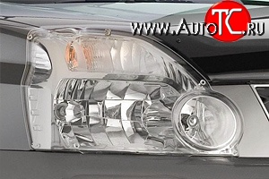 1 484 р. Прозрачная защита передних фар Novline Nissan X-trail 2 T31 дорестайлинг (2007-2011)  с доставкой в г. Майкоп