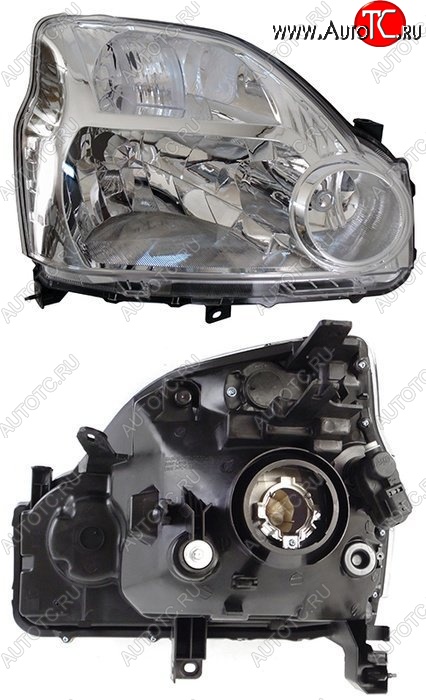 7 999 р. Правая фара SAT Nissan X-trail 2 T31 дорестайлинг (2007-2011)  с доставкой в г. Майкоп
