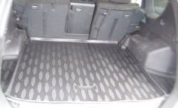 1 699 р. Коврик в багажник (комплектация SE-B 2 кармана) Aileron (полиуретан)  Nissan X-trail  2 T31 (2007-2011) дорестайлинг  с доставкой в г. Майкоп. Увеличить фотографию 3