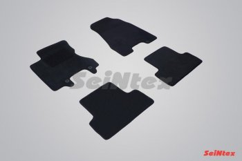 Комплект ворсовых ковриков в салон LUX Seintex Nissan X-trail  2 T31 (2007-2011) дорестайлинг
