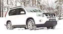 1 039 р. Зимняя заглушка решетки переднего бампера РА Nissan X-trail 2 T31 рестайлинг (2010-2015)  с доставкой в г. Майкоп. Увеличить фотографию 10