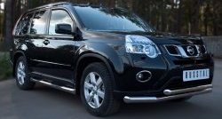 17 999 р. Защита переднего бампера (2 трубыØ76 и 63 мм, нержавейка) SLITKOFF  Nissan X-trail  2 T31 (2010-2015) рестайлинг  с доставкой в г. Майкоп. Увеличить фотографию 4