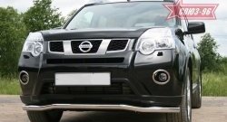 13 094 р. Защита переднего бампера одинарная Souz-96 (d60). Nissan X-trail 2 T31 рестайлинг (2010-2015)  с доставкой в г. Майкоп. Увеличить фотографию 4