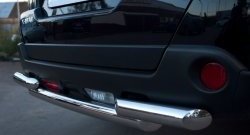 16 599 р. Защита заднего бампера (2 трубы Ø63, нержавейка) SLITKOFF Nissan X-trail 2 T31 рестайлинг (2010-2015)  с доставкой в г. Майкоп. Увеличить фотографию 3