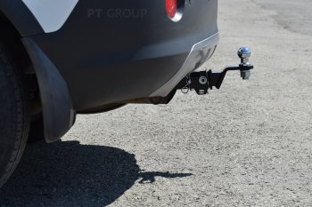 12 199 р. Фаркоп PT GROUP /съемный квадрат/ OPEL Antara 2006-2017 Opel Antara рестайлинг (2010-2015)  с доставкой в г. Майкоп. Увеличить фотографию 3
