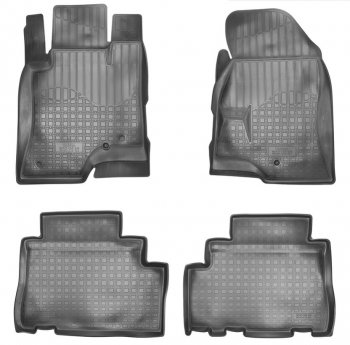Комплект салонных ковриков Norplast Unidec Opel Antara (2010-2015) рестайлинг (Цвет: черный)