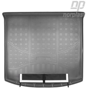 Коврик багажника Norplast Unidec Opel Antara (2010-2015) рестайлинг (Черный, с погрузочным ковриком (фартуком))