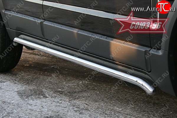 10 889 р. Защита порогов Souz-96 (d42) Opel Antara (2006-2010)  с доставкой в г. Майкоп