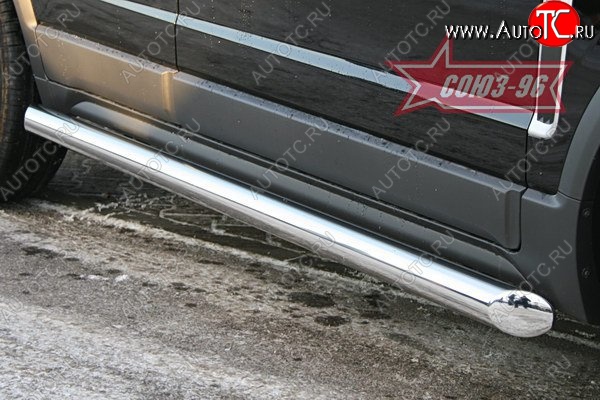 15 299 р. Защита порогов Souz-96 (d76) Opel Antara (2006-2010)  с доставкой в г. Майкоп