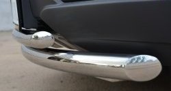 20 399 р. Защита переднего бампера (2 трубыØ76 и 63 мм, нержавейка) SLITKOFF  Opel Antara (2010-2015) рестайлинг  с доставкой в г. Майкоп. Увеличить фотографию 3