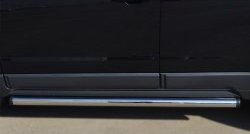 70 999 р. Защита порогов из круглой трубы диаметром 63 мм Russtal Opel Antara рестайлинг (2010-2015) (Защита порогов с со скосами на торцах (вариант 1))  с доставкой в г. Майкоп. Увеличить фотографию 5