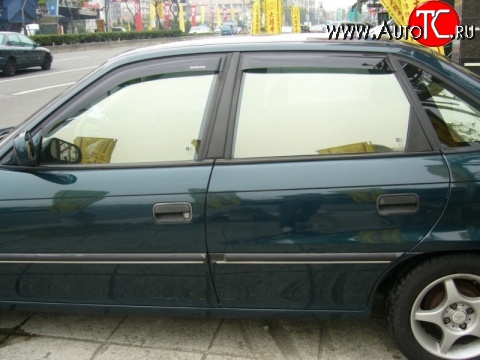 1 549 р. Комплект дефлекторов окон (седан) SkyLine Opel Astra F седан рестайлинг (1994-1998)  с доставкой в г. Майкоп