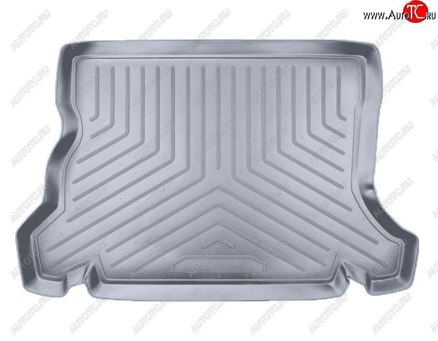 1 999 р. Коврик багажника Norplast Unidec  Opel Astra  F (1994-1998) седан рестайлинг (Цвет: серый)  с доставкой в г. Майкоп