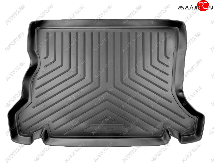 1 799 р. Коврик в багажник Norplast Unidec  Opel Astra  F (1994-1998) седан рестайлинг (Цвет: черный)  с доставкой в г. Майкоп
