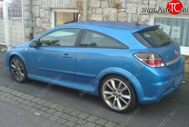3 749 р. Пороги накладки OPC-Line Opel Astra H GTC хэтчбек 3 дв. дорестайлинг (2004-2006) (Неокрашенные)  с доставкой в г. Майкоп