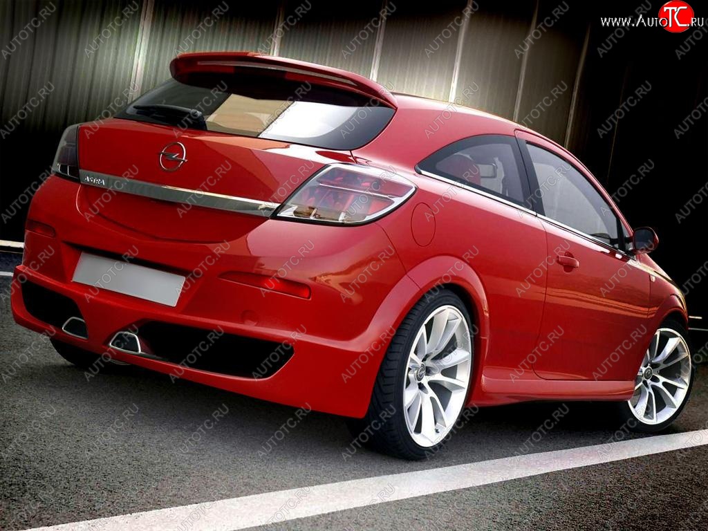 27 899 р. Задний бампер EVO Opel Astra H GTC хэтчбек 3 дв. дорестайлинг (2004-2006)  с доставкой в г. Майкоп