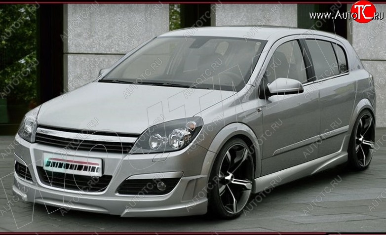 28 999 р. Передний бампер ST Opel Astra H хэтчбек 5дв дорестайлинг (2004-2007)  с доставкой в г. Майкоп