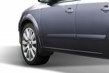 1 249 р. Брызговики Frosch (optimum, в пакете) Opel Astra H седан дорестайлинг (2004-2007) (Передние)  с доставкой в г. Майкоп. Увеличить фотографию 2