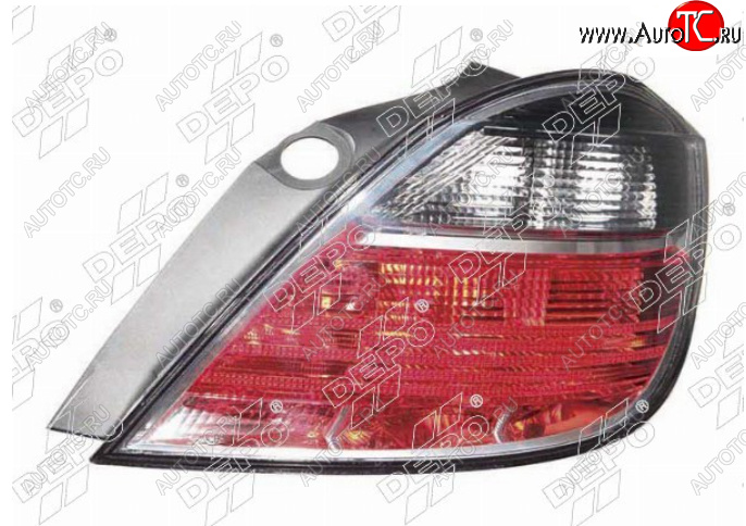 6 849 р. Правый фонарь задний DEPO Opel Astra H хэтчбек 5дв рестайлинг (2007-2015)  с доставкой в г. Майкоп