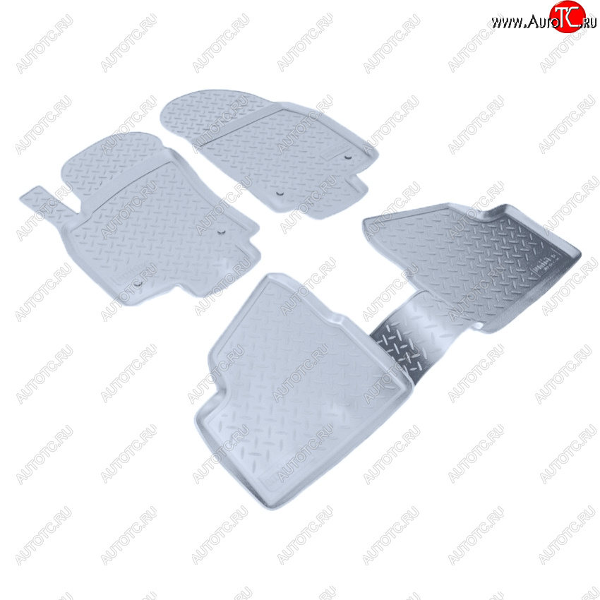 2 759 р. Коврики салона Norplast Unidec  Opel Astra  H (2004-2015) хэтчбек 5дв дорестайлинг, универсал рестайлинг, хэтчбек 5дв рестайлинг (Цвет: серый)  с доставкой в г. Майкоп