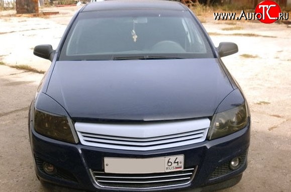 5 449 р. Решётка радиатора V1 Opel Astra H хэтчбек 5дв дорестайлинг (2004-2007) (Неокрашенная)  с доставкой в г. Майкоп