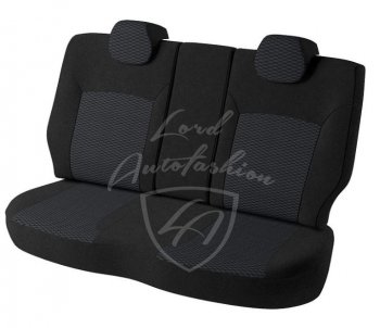 5 999 р. Чехлы для сидений Lord Autofashion Дублин (жаккард) Opel Astra H хэтчбек 5дв дорестайлинг (2004-2007) (Черный, вставка Прямоугольник черный)  с доставкой в г. Майкоп. Увеличить фотографию 2