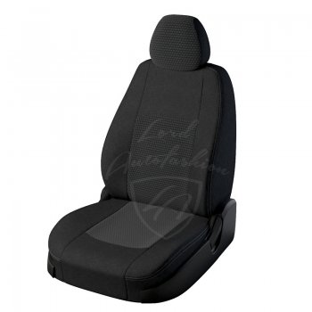 Чехлы для сидений Lord Autofashion Турин (жаккард) Opel Astra  J (2009-2012) универсал дорестайлинг, хэтчбек 5 дв. дорестайлинг (Черный, вставка Мокка)