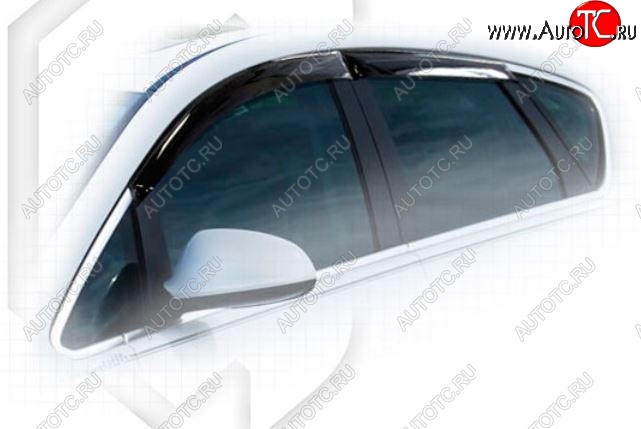 1 899 р. Дефлектора окон CA-Plastiс Opel Astra J хэтчбек 5 дв.  рестайлинг (2012-2017) (Classic полупрозрачный, Без хром.молдинга)  с доставкой в г. Майкоп