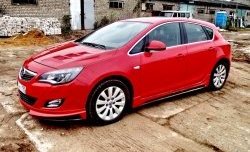 3 999 р. Накладка Sport на передний бампер Opel Astra J хэтчбек 5 дв. дорестайлинг (2009-2012) (Неокрашенная)  с доставкой в г. Майкоп. Увеличить фотографию 5