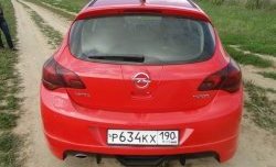 3 899 р. Накладка Sport на задний бампер Opel Astra J хэтчбек 5 дв.  рестайлинг (2012-2017) (Неокрашенная)  с доставкой в г. Майкоп. Увеличить фотографию 3